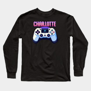 Charlotte Gamer Long Sleeve T-Shirt